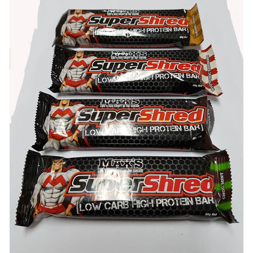 Maxs Super Shred Bar Box Minimum 12 Buy