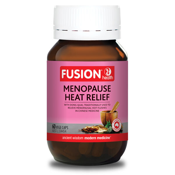 Menopause Heat Relief by Fusion Health 60 vcaps