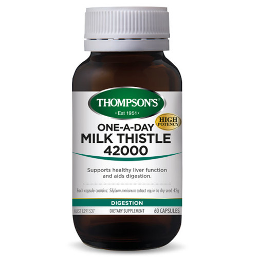 Milk Thistle 42000 60 vcaps by Thompsons