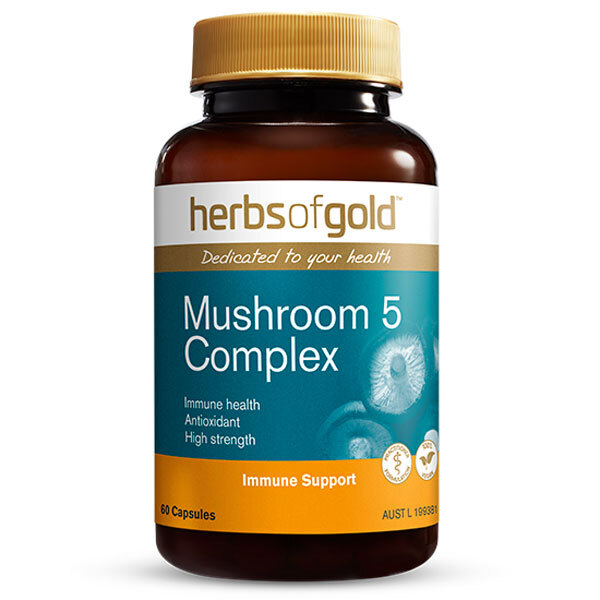 Mushroom 5 Complex by Herbs of Gold 60 caps