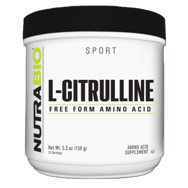 Nutrabio L-Citrulline 150g Powder Nitric Oxide Support