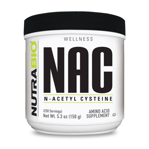 NAC N-Acetyl L-Cysteine by Nutrabio 150gm