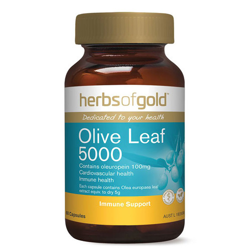 Olive Leaf 5000 by Herbs of Gold 60 vcaps