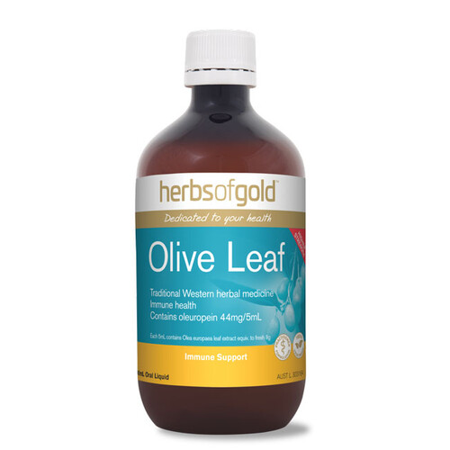 Olive Leaf Extract by Herbs of Gold 500ml Natural Flavour