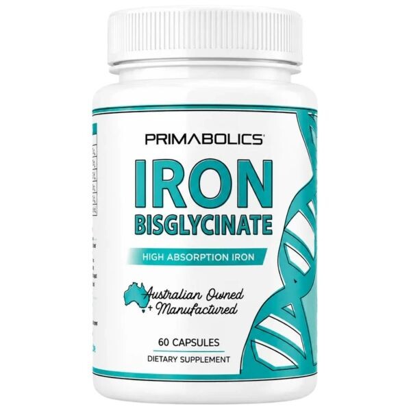 Primabolics Iron Bisglycinate 60 Capsules