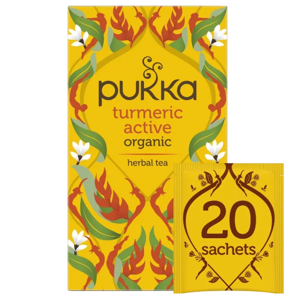 Pukka Turmeric Active 20 Herbal Sachets