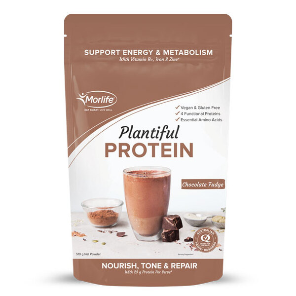 Plantiful Protein by Morlife 510gm Chocolate Cacao