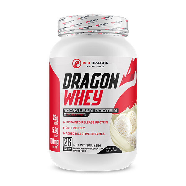 Dragon Whey 100% Lean Protein 907gm Vanilla Ice Cream