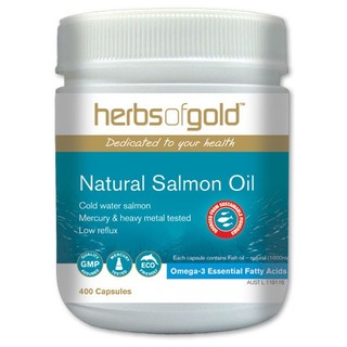 Salmon Fish Oil 1000mg by Herbs of Gold 400 caps