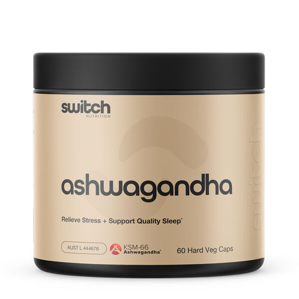 Switch Nutrition  KSM-66 Ashwagandha 60 Capsules