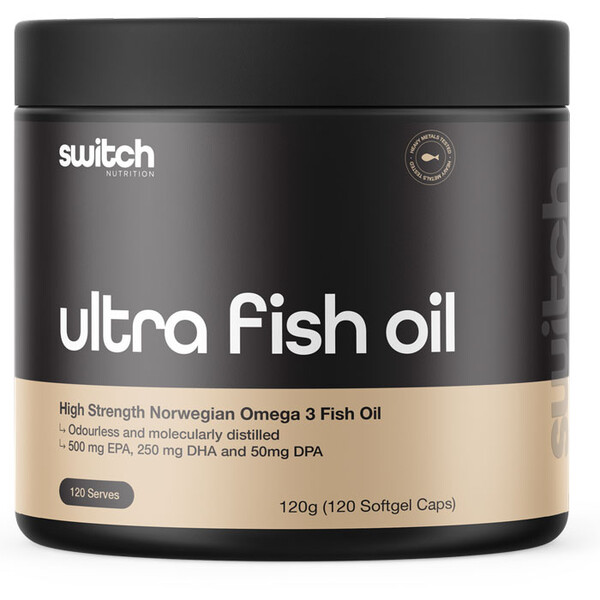 High Strength Norwegian Omega-3 by Switch Nutrition 120 caps