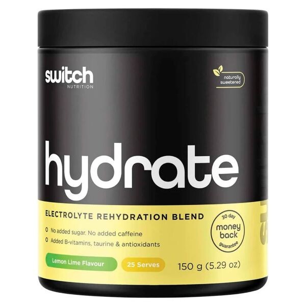 Switch Nutrition Hydrate 150g Powder Lemon Lime