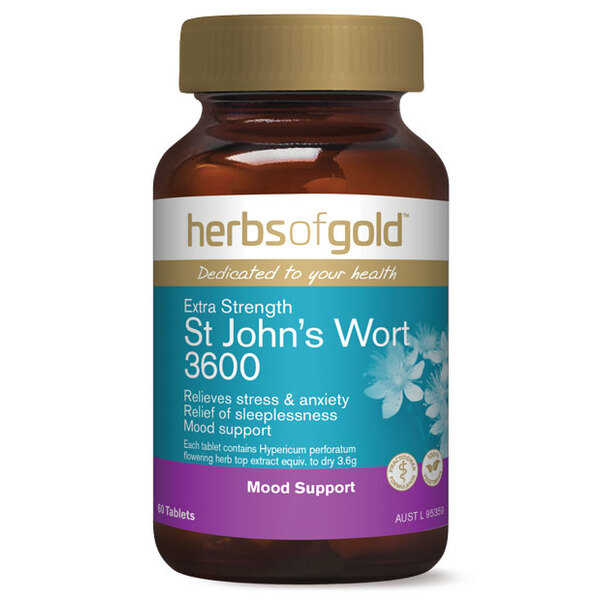 St John's Wort 3600 by Herbs of Gold