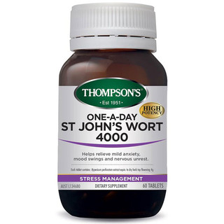 St John's Wort 4000 60 tabs by Thompsons