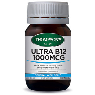 Ultra B12 100tabs 1000mcg by Thompsons