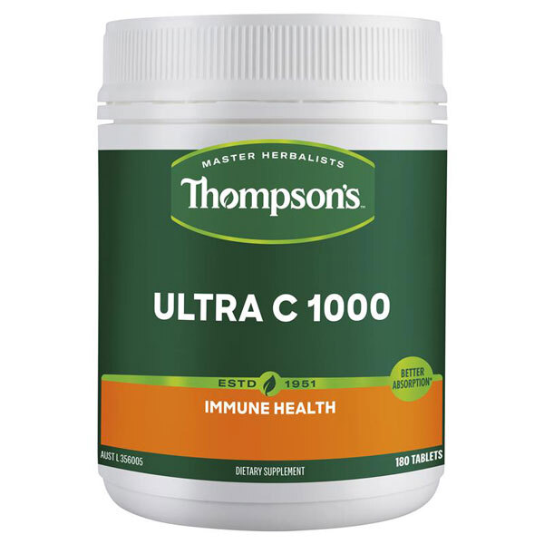 Ultra C 1000mg 180 tabs by Thompsons