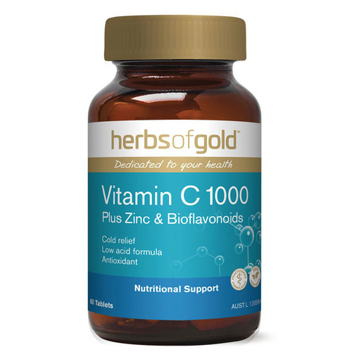 Vitamin C 1000 plus Zinc by Herbs of Gold