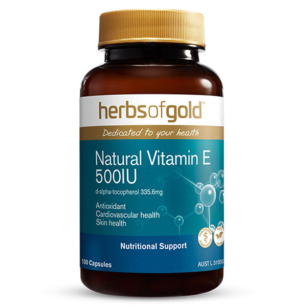Vitamin E 500iu Natural by Herbs of Gold