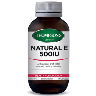 Vitamin E 500iu Natural by Thompsons 100 caps