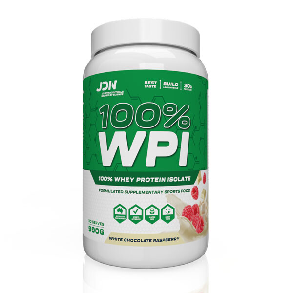 WPI 100% Whey Protein Isolate by JD Nutraceuticals 990gm